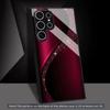 Креативная текстурная стеклянная чехол-накладка для телефона Samsung Galaxy S26 S25 S24 S22 S23 Ultra S21 S20 Plus 5G Матовый Нескользящий Полное покрытие