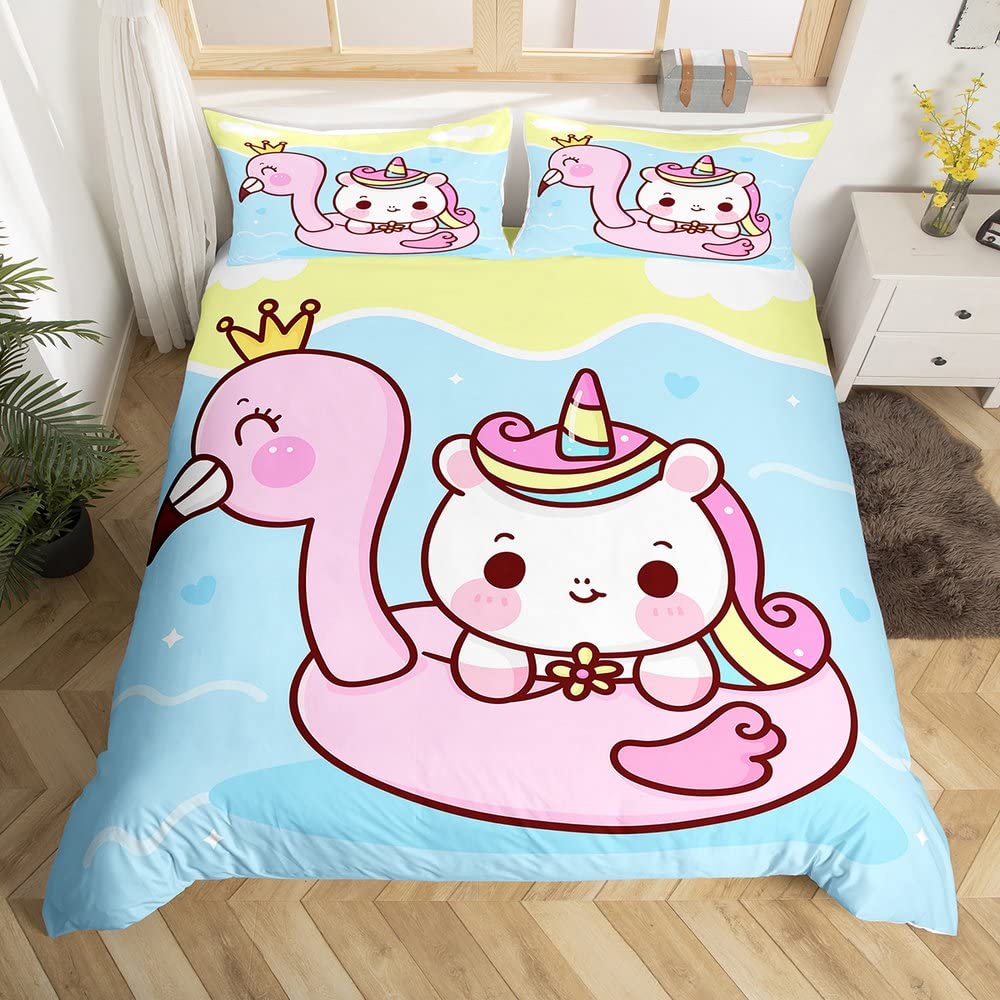 Romantic Swan Duvet Cover Set King Wild Animal Comforter Cover Butterfly Floral Bedding Set For Valentine's Day Wedding Decor