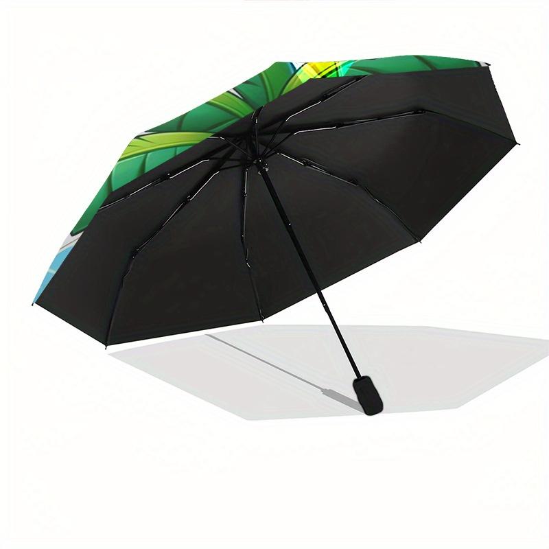1pc Lilo Stitch Automatic Folding Umbrella: Compact 8-Bone Design Cartoon Outdoor Travel Companion, Business Umbrella, Christmas Valentine's