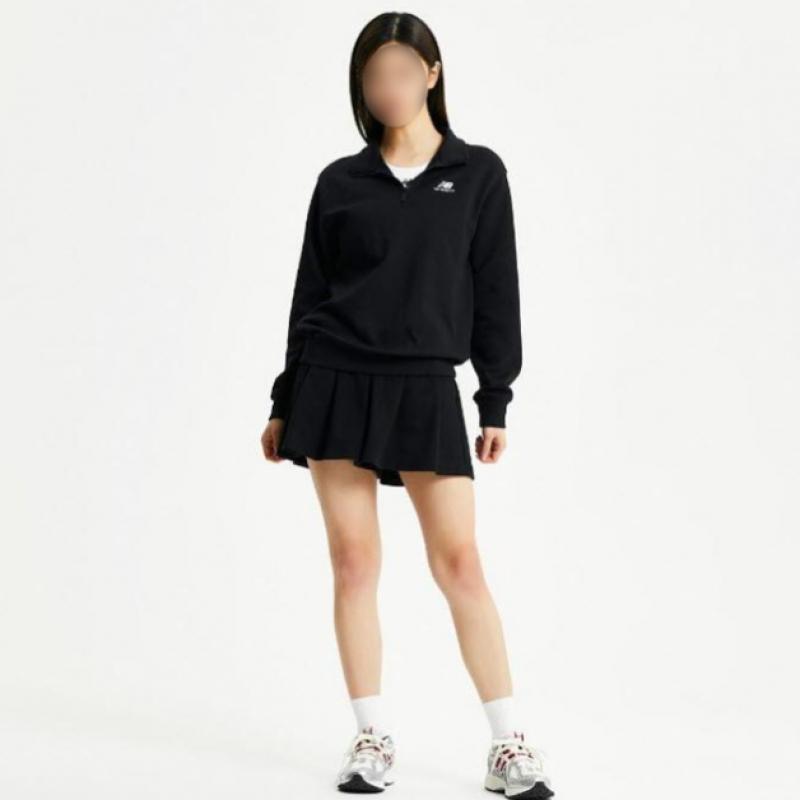 New BalaNce Half Club New BalaNce New BalaNce UNiversal EsseNtial Blim Zip Up Semi Overfit Sweatshirt N