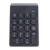 Wireless Number Pad BT5.0 Black 18 Keys Battery Powered Widely Compatible Numeric Keypad for Gaming Office Computer