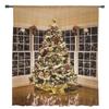 Christmas Tree Lights Christmas Theme Window Tulle Curtains For Living Room Kitchen Christmas Home Decor Sheer Voile Curtains