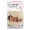 Clean Conscious Diapers™, Newborn, Under 10 Pounds, Rose Blossom, 32 Diapers