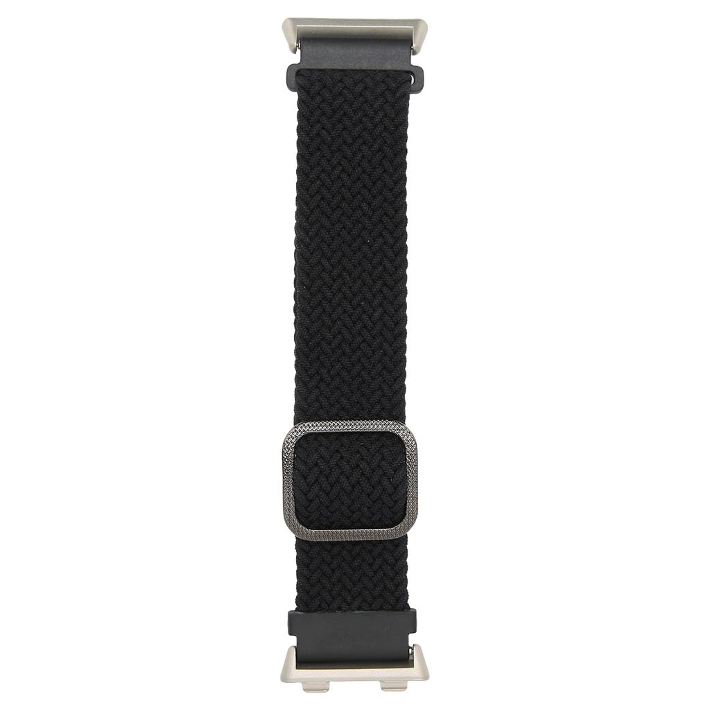 Adjustable Smartwatch Strap for Oppo Watch 2 46mm Knitting Elastic Loop Watchband ReplacementBlack