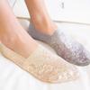 Женские модные стильные кружевные цветочные короткие носки противоскользящие невидимые носки до щиколотки для женщин и девочек летние носки