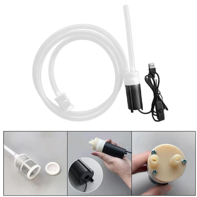 Food Grade Plastic Automatic Liquid Transfer Pump For Wine Beer Home Brewing Low Noise High-Flows Electric Pump