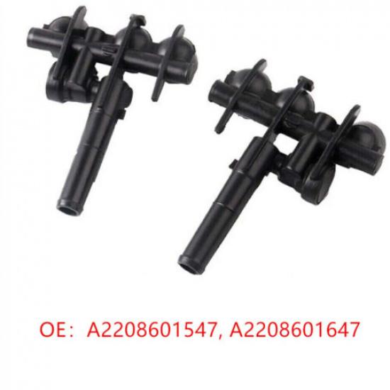 1 Pair Car Headlight Washer Nozzle Fit for Mercedes W220 S430 S500 S600 S55 AMG