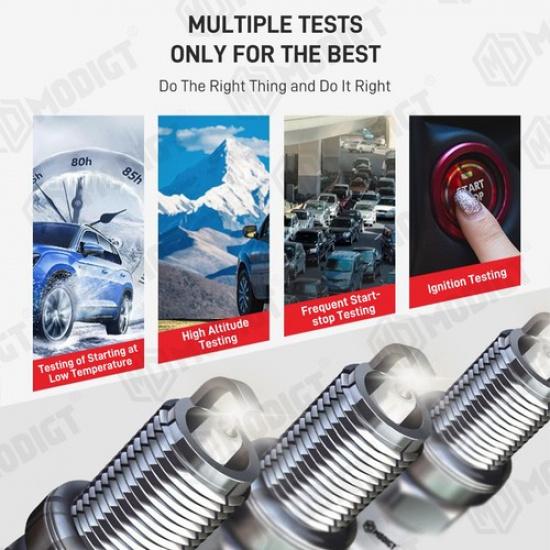 OEM Качество 4 шт. Подходят NGK 2262 / ZFR5F11 Стандартные иридиевые свечи зажигания, Склад в США