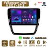 Android Carplay автомобильное радио для Volkswagen Jetta 6 2011 - 2018 мультимедийный проигрыватель головное устройство стерео GPS навигация BT WIFI 4+64 ГБ