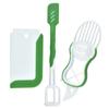 Food Grade Kitchen Baking Three Knives, Household Gadgets, Scraper, Stirring, Egg Beating Press, Puree, Slitting Spatula Combina
