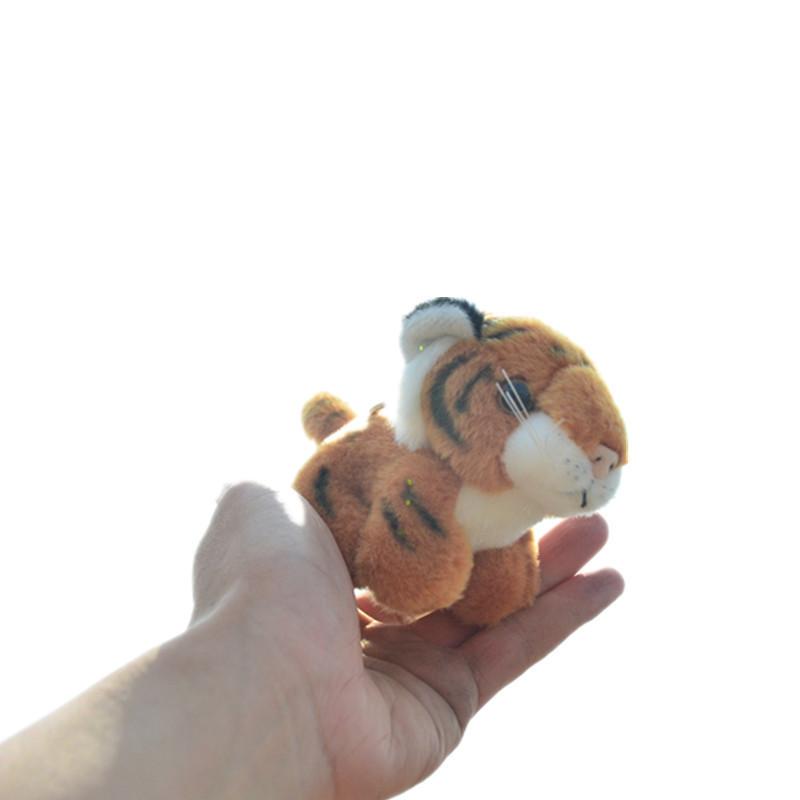 Adorable Plush Mini Tiger Stuffed Animal Cute Small Realistic Doll Toy