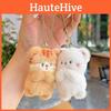 Soft Piggy Panda Plush Animal Key Chain With Magnetic Pair Pendant Backpack