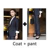 Элегантные деловые повседневные костюмы в полоску, рабочий костюм, женская офисная одежда, брюки/юбка/куртка/жилет, комплект