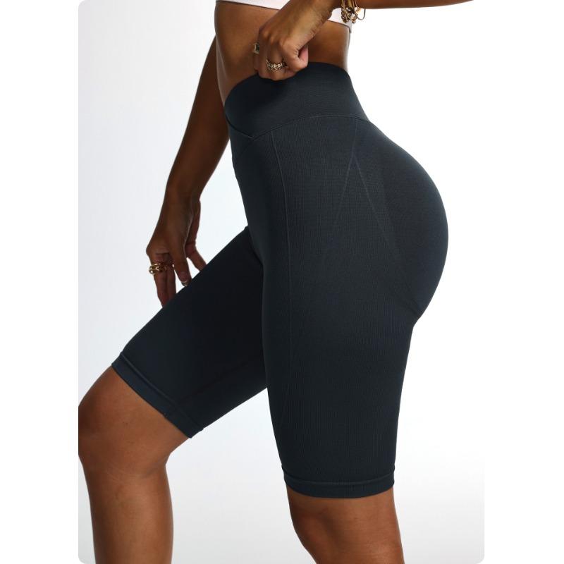 High Waist Seamless Yoga Shorts For Women Fitness Running