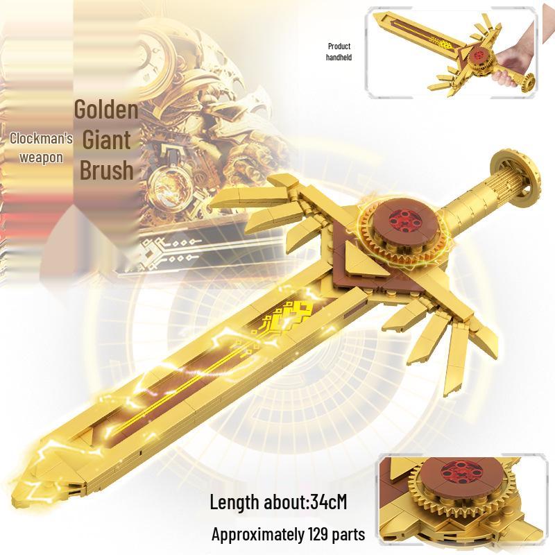 2024 Шарнирный Монитор-Человек для LEGO-совместимых Скибиди Туалет Фигурки Строительные Наборы