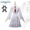 Project SEKAI: COLORFUL STAGE! Feat. Hatsune Miku-25-ji, Nightcord De. MEIKO "White Lily" 3rd Anniversary Cosplay Costume, Anime Outfit