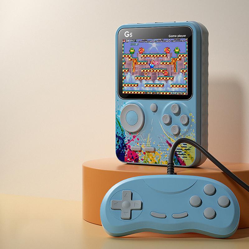 Ретро портативная игровая консоль G5 с 500 классическими играми 3,0-дюймовый экран портативная перезаряжаемая игровая машина детский подарок