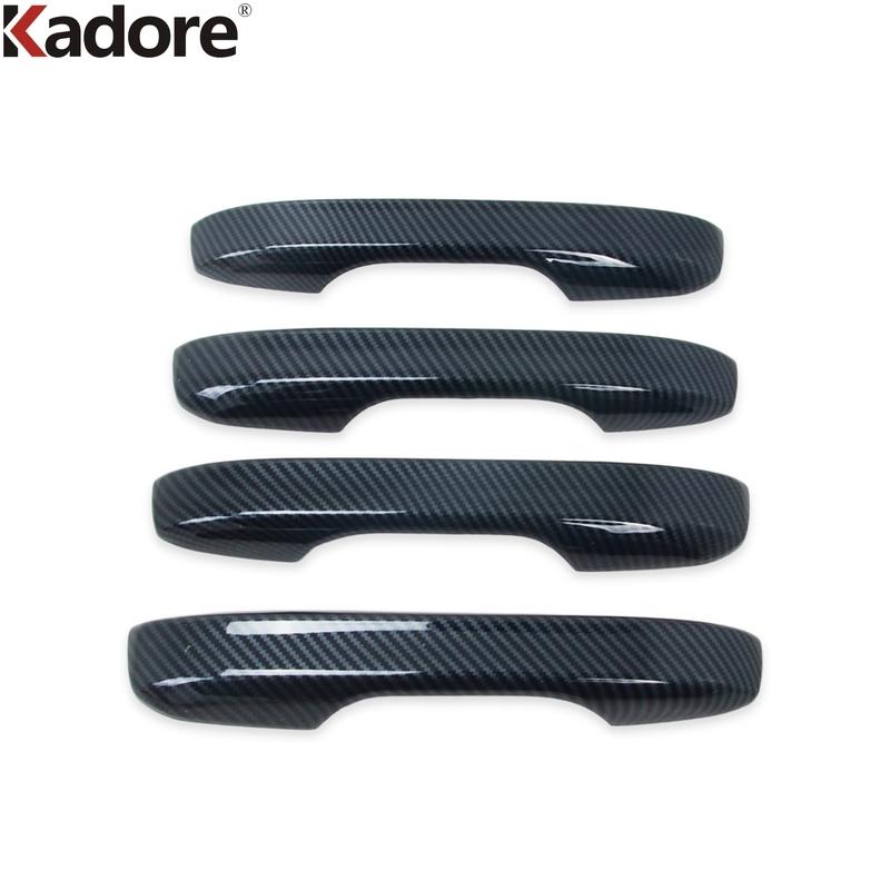 For Honda HR-V 2024 ZR-V 2024 Carbon Fiber Car Side Door Handle Cover Trim Door Handles Catch Overlay Accessories
