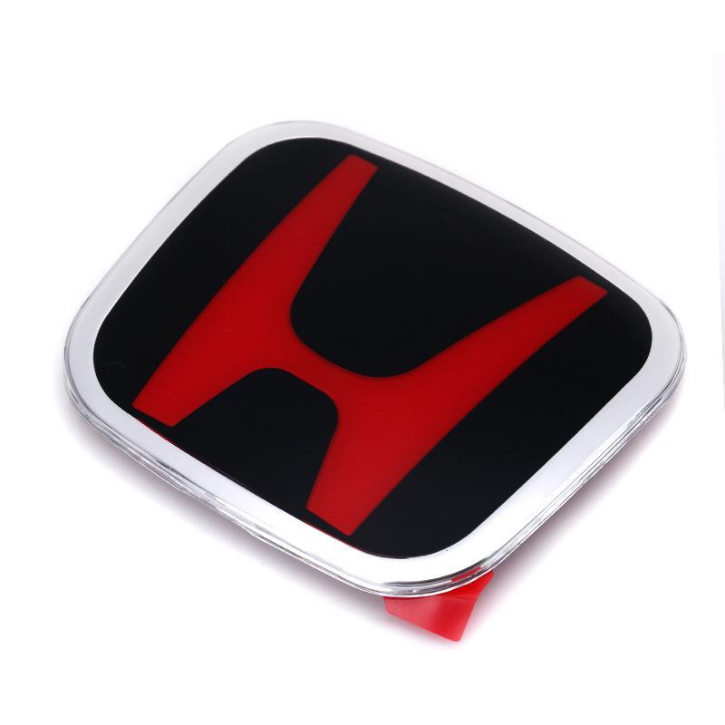 dnbn1 Car Front Rear Logo Grille Emblem Sticker Accessory For Honda Civic FIT Accord Prelude CRV 5th Mugen City CRZ CRX Jazz HRV Pilot