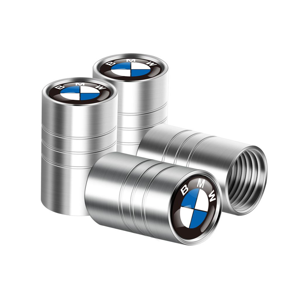 AAAPD1 4Pcs Metal Car Wheel Tire Valve Stem Cap Auto Air Stem Cover Accessories For Bmw Performance M E46 E90 E60 F30 F10 E36 G20 X2 X5
