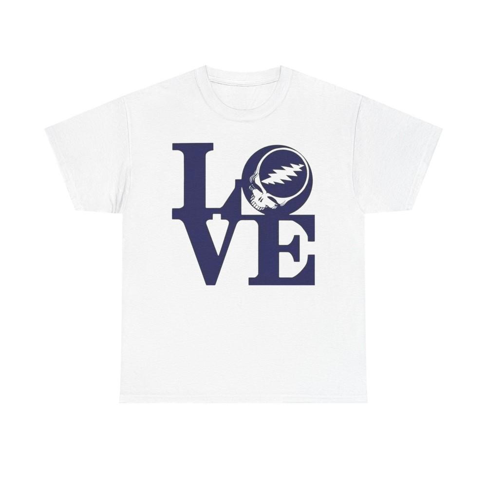 Grateful Dead Love Vintage Graphic T Shirt Adult NEW Unisex T-Shirt