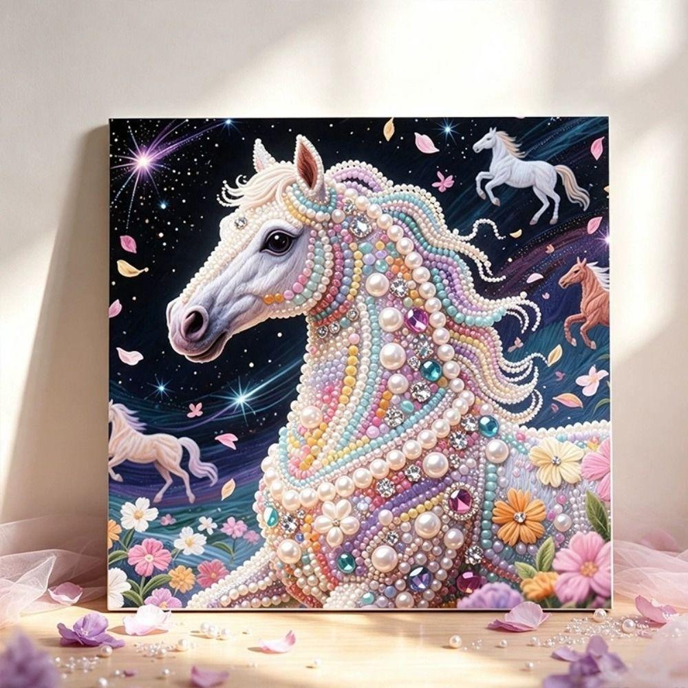 Handmade Cat Pearl Painting Hanging Decoration Painting Kit DIY Pearl Painting Kids Toy