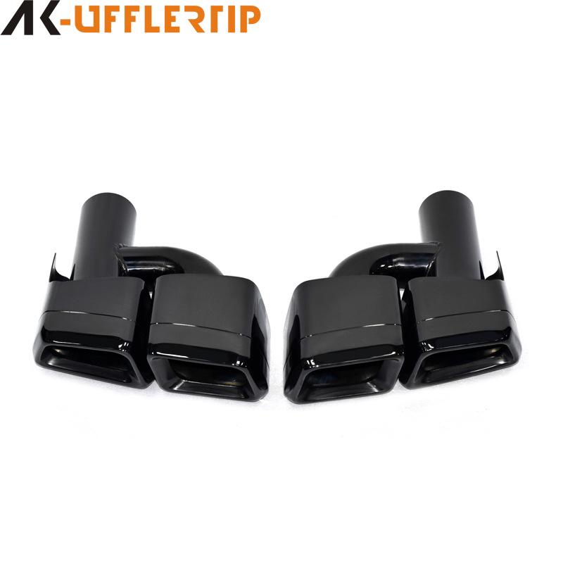 Mercedes-Benz W204/W212 C/E-Class Exhaust Tailpipe Modification - Fits C63, E63, CLS with Square Tip