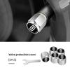 5pcs  Aluminum Alloy Car Wheel Tire Valve Caps Stem Cover For  Lincoln MKZ Corsair NauMKX-Aviator tilus MKC Navigato Continental UU111
