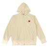 ХУДИ PLAY COMME des GARCONS ХУДИ PLAY COMME des GARCONS Толстовка на молнии T172 Кремовый L [Товар]