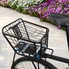 Rear Bike Basket Cargo Convenient Easy To Install Luggage Storage Black for Travel Riding