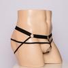 Popular Men's Sex Thong, Sexy Suspender Elastic Ring Hollow Men's Sex Panties