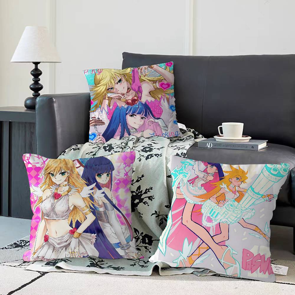 Мультяшная наволочка P-Panty S-Stocking, съемная, моющаяся, чехол для подушки – Мягкий лен для любого сезона