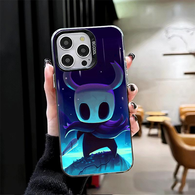 H-Hollow K-Knight Игровой Мягкий Чехол для Телефона для iPhone 15 16 17 Pro Max 17Air 16E 14 Plus 13 12 Mini Ударопрочная Задняя Крышка