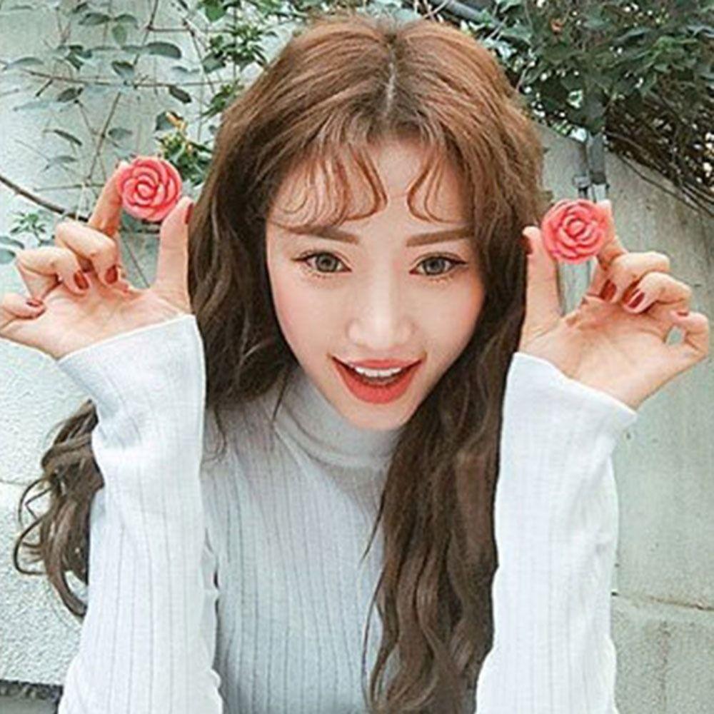 3D Роза Косметический Контейнер для Бальзама для Губ Маленькое Зеркальце Пустой Многоразовый Горшочек для Теней для Век Женщины