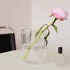 1PC Transparent Vase Decorative Ornament Flower Bucket Household Flower Pot Hydroponic Ware Imitation Glass 5 Styles