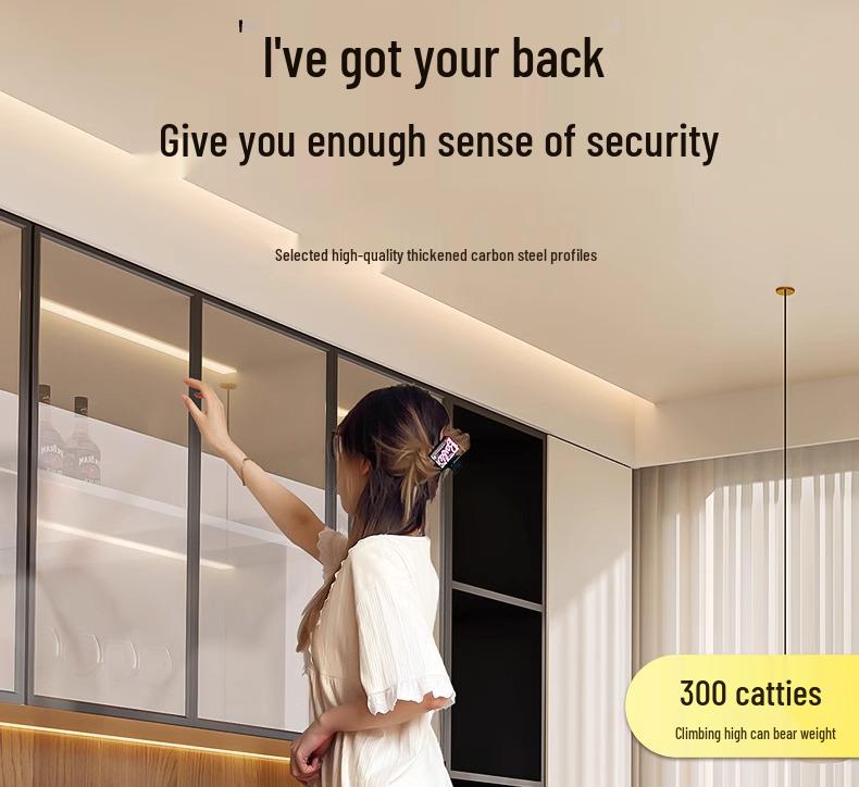 Телескопическая складная А-образная лестница: Утолщенная многофункциональная 4-ступенчатая стремянка для помещений