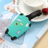 Novelty Strong Luggage Tag Pvc Silicone Letter Suitcase Name Address Id Tag Holiday Travel Handbag Label Suitcase Accessories