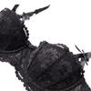 DKGEA Women Underwear Set Embroidery Lace Sexy Bra+Panties+Garter
