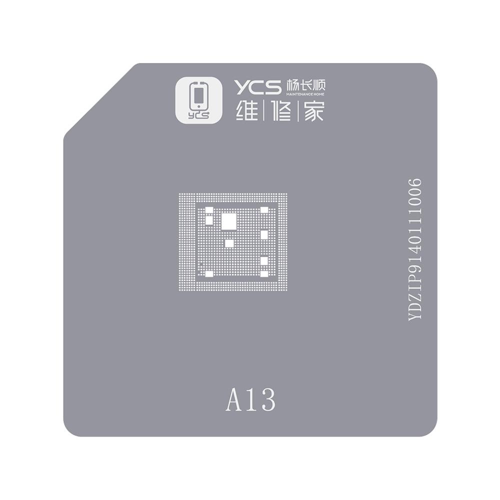 BGA трафарет YCS для iPhone 6-15 Pro Max CPU A8/A9/A10/A11/A12/A13/A14/A15/A16/A17 Трафарет для реболлинга BGA Платформа для нанесения припоя