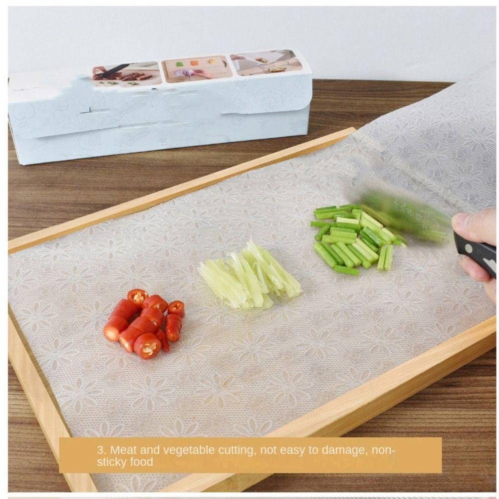 24x300CM Plastic Cutting Board Paper Disposable Large Cutting Board Mat Antibacterial BBQ Picnic Camping Chopping Boards Paper