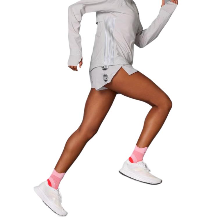 adidas Climacool Hakone Limited Edition Мягкие Удобные Минималистичная Мода Спортивные Шорты Женские Шорты Светло-серый JM7906