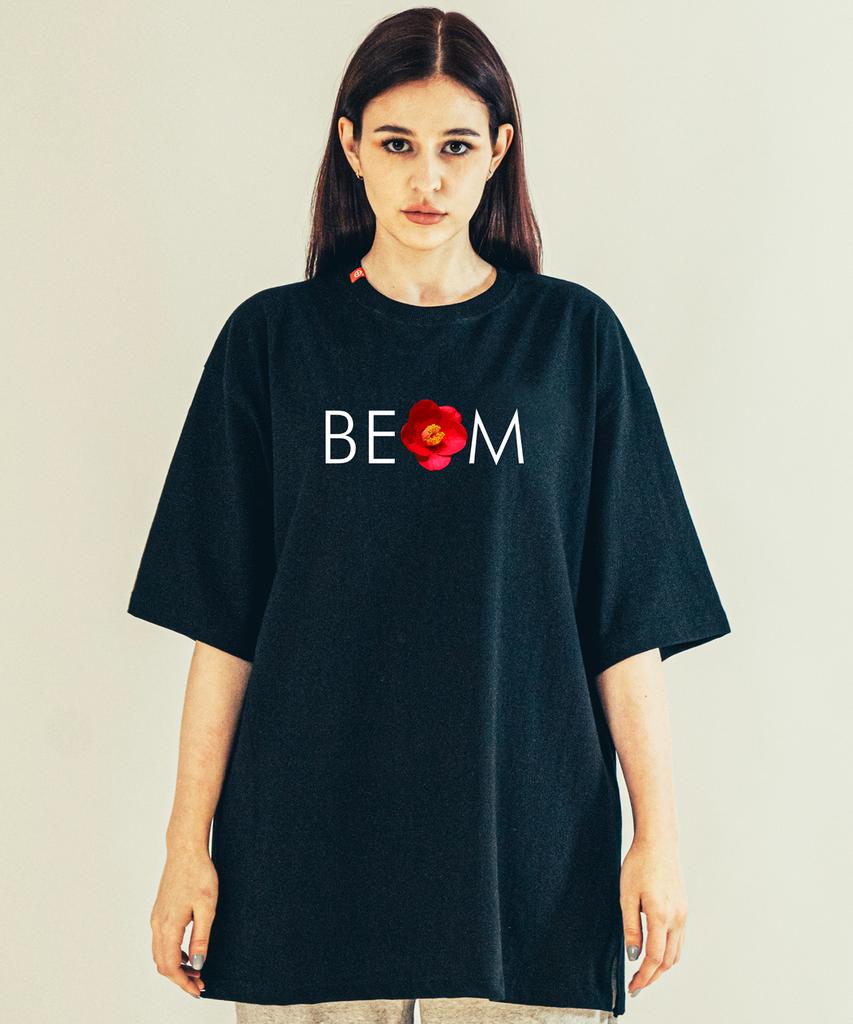 BEOM Футболка Оверсайз с Логотипом Beomdongbaek Черная