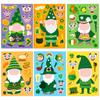 6 Diy St Patrick'S Day Stickers Headbands Irish Hat Festival Puzzle Stickers Iii