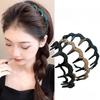 Hairband for Women with Teeth for Face Washing, Non-slip and Wavy Hairpins