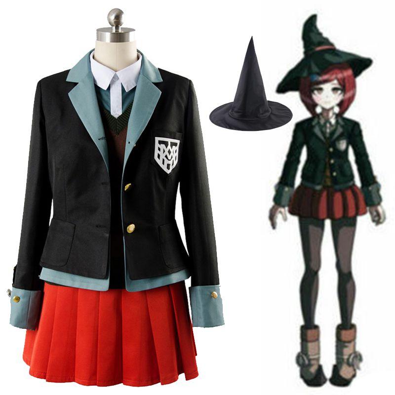 Стильный Костюм для Косплея Danganronpa Юмено Химико Модное Школьное Платье для Любого Случая