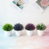Realistic Flowers Artificial In Pot Fake False Plants Potted Home Garden Decor