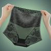 Women's Sexy High Waist Postpartum Belly-Lifting Panties, Large Size Lace Seamless Hip-Lifting Waistband, Strong Belly-Lifting Briefs.