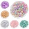 Hanmade DIY Jewelry Accessories Round Beads Exquisite Peandants Fashion Frosted for Bracelet Earring Making Pearlescent Color 30pcs