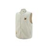 Logo Print Color-Block Fleece Vest Men Tops White 539967-65
