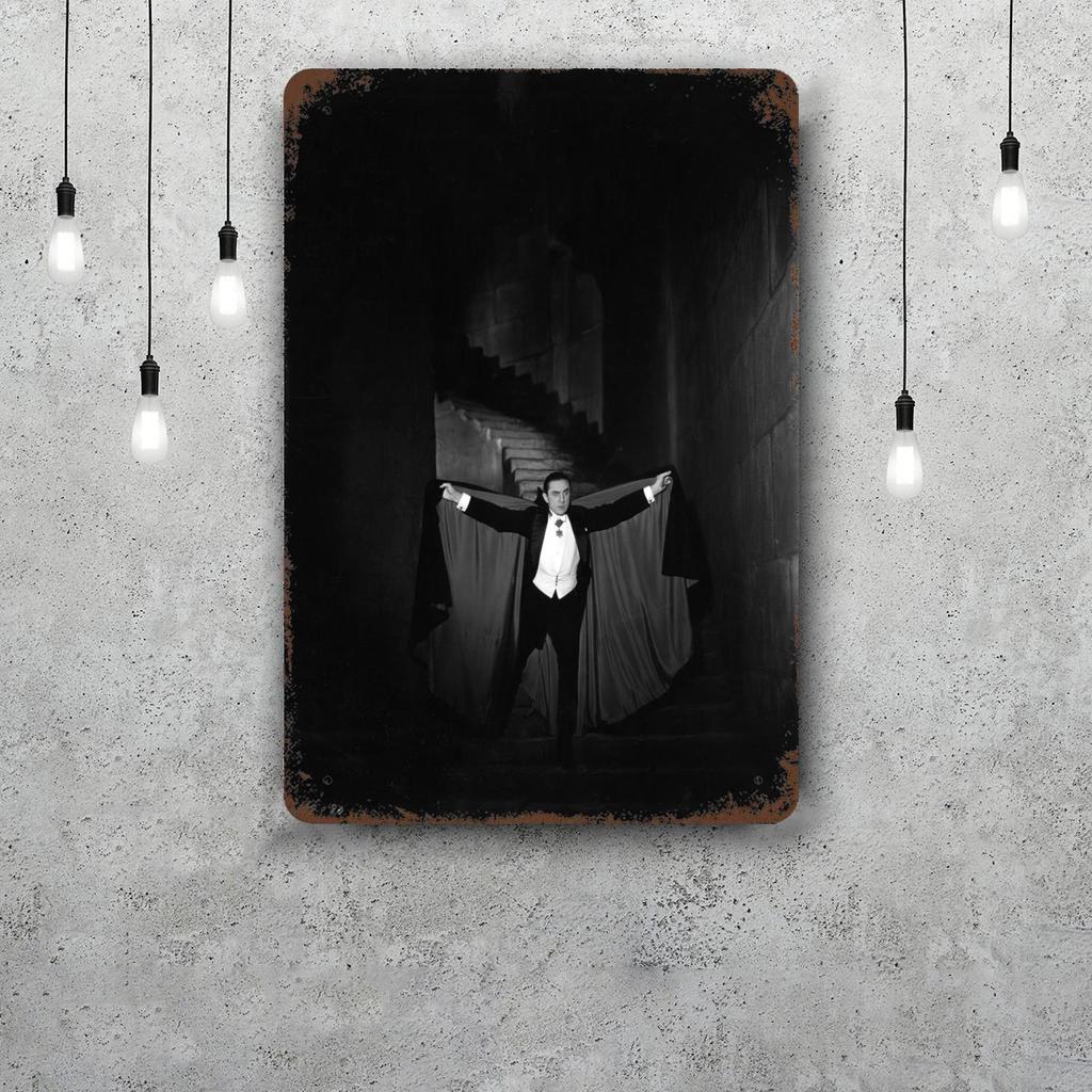 bela lugosi dracula actor Tin Sign Home Decor Wall Decor Art Wall Mural Room Decoration Decor Retro Metal Sign Plate Bar Posters
